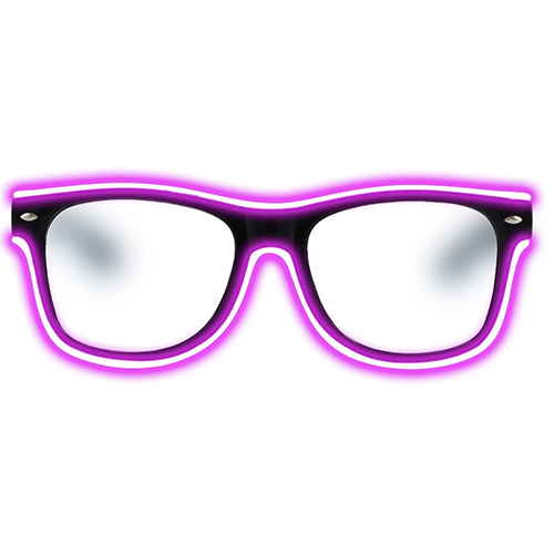 Pink led glasses deals