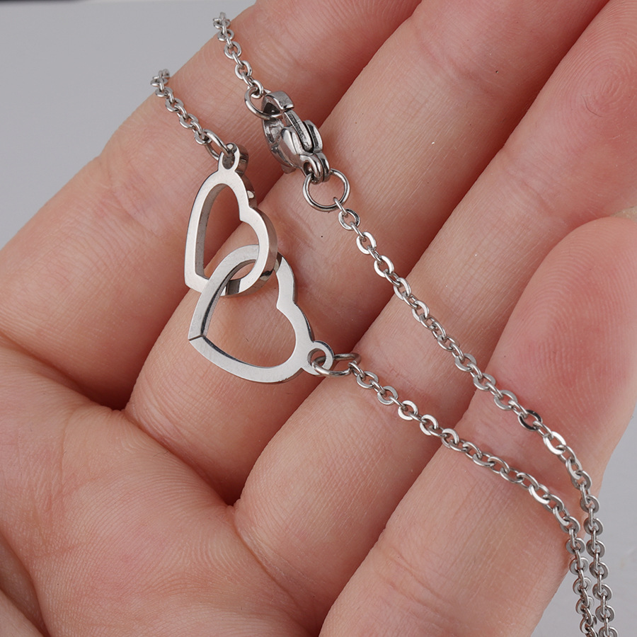 Rotating Rose Box - W/ Engraved Heart Necklace