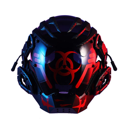 Bioweapon Black Mask Tech Creative Prop Mask Full Face