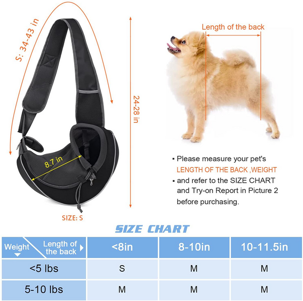 Crossbody Bag For Dogs & Cats