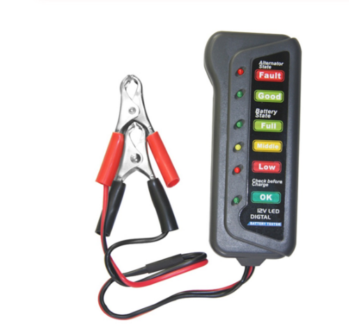 Motorcycle battery detector