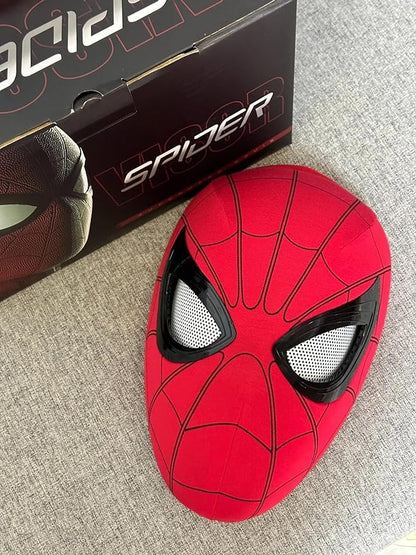 Spiderman Winking Mask Blinking Eyes Headgear with Remote