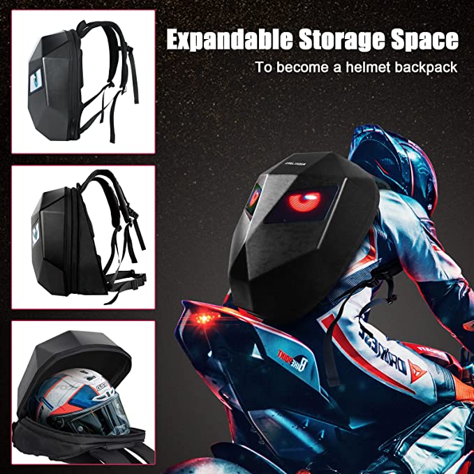 BACKPACKS - Motorcycle Backpacks for Kawasaki Ninja Carbon Fiber Hard – LRL  Motors