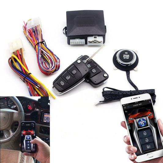 Universal Mobile Phone APP Car Control Remote Start Kit