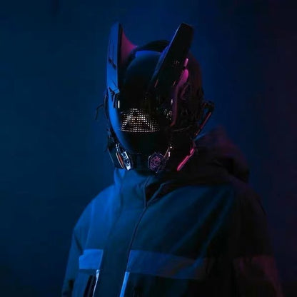 Luminous Helmet Mask Technology Sense