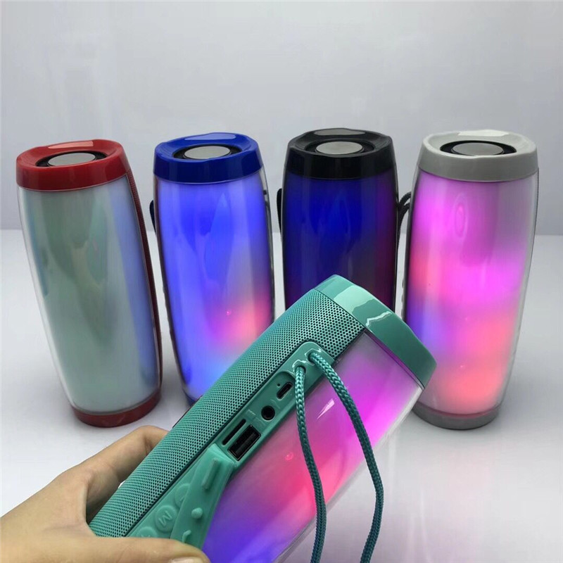 Wireless Portable Bluetooth Stereo Speaker with LED Light