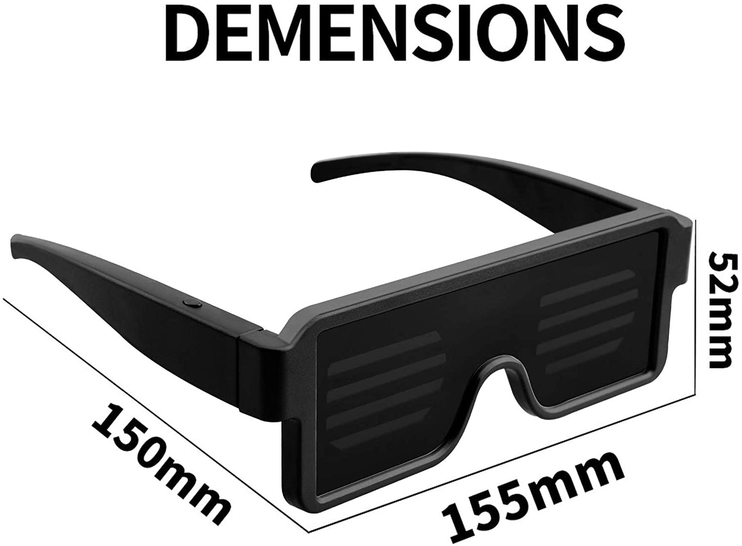 LED Glasses Non-App Control - PXL Stores