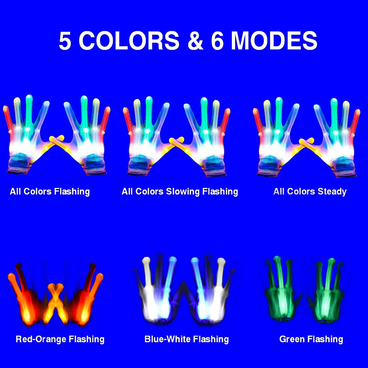 LED Rave Gloves - PXL Stores