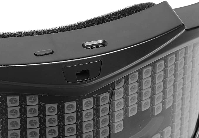 Shifter-face LED Bluetooth App Mask, USB-C Charger - PXL Stores