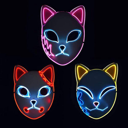 Demon Slayer LED Fox Mask - PXL Stores
