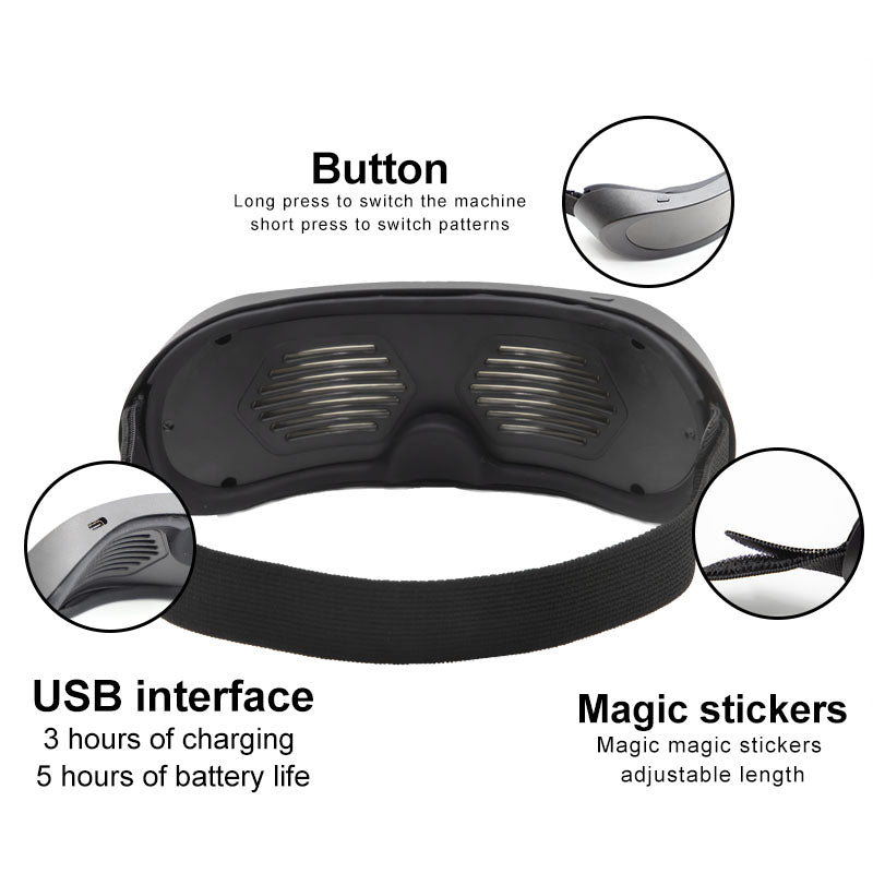 Customizable Bluetooth LED Goggles - PXL Stores