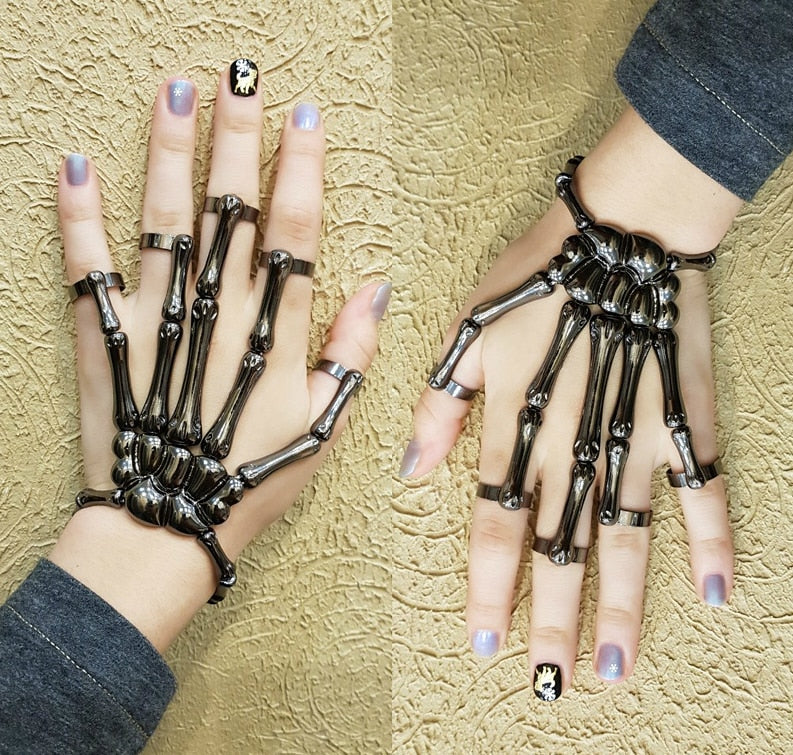 Mohamed Ramadan Skeleton Hands Bracelet - PXL Stores