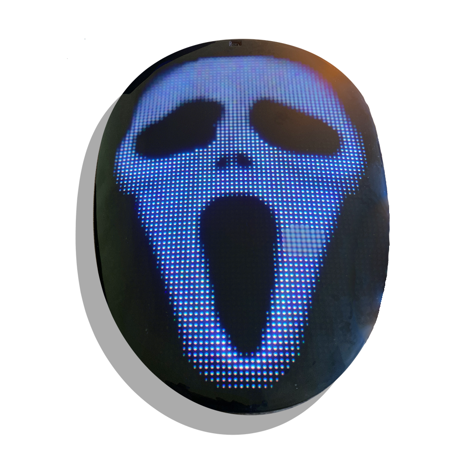 Boywithuke Led Face Changing Mask With Bluetooth Controlled App