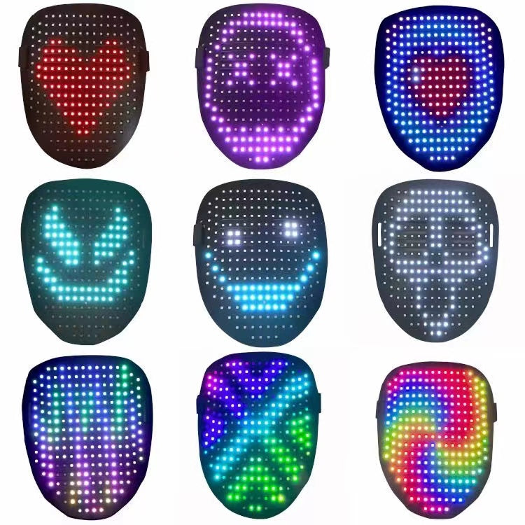 Interactive LED Mask Gesture Control, Rave and Party Masks - PXL Stores