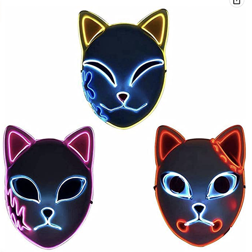 Demon Slayer LED Fox Mask - PXL Stores