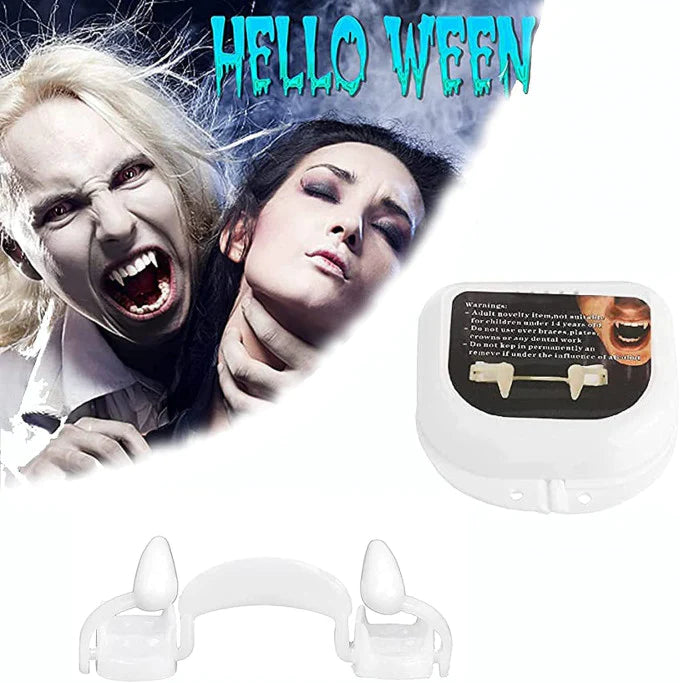 Retractable Vampire Moveable Teeth Prop - PXL Stores